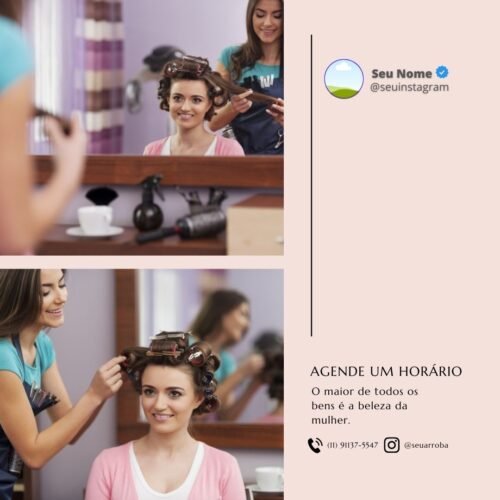 Pack Canva: 51 Artes Cabelo - Design Pronto para Sucesso Viral - Image 4