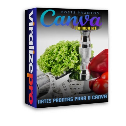 Pack Canva 26 Artes Comida Fit Grátis