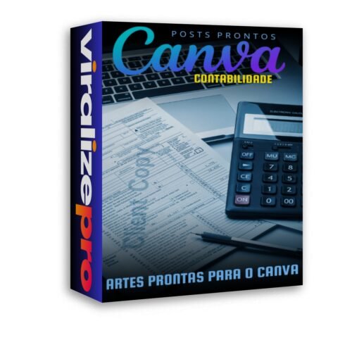 Pack Canva Pro: 46 Artes Exclusivas para Contadores