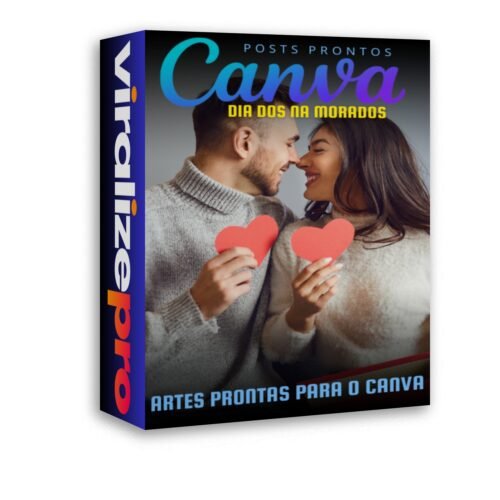 Pack Canva: 10 Artes Prontas para o Dia dos Namorados
