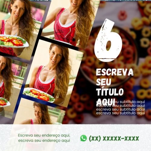 Pack Canva 26 Artes Comida Fit Grátis
