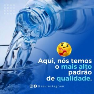 marketing digital, canva, distribuidor de água, vendas, viral