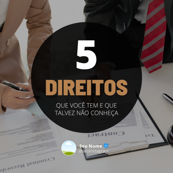 Pack Canva Advogados – 60 Posts Editáveis