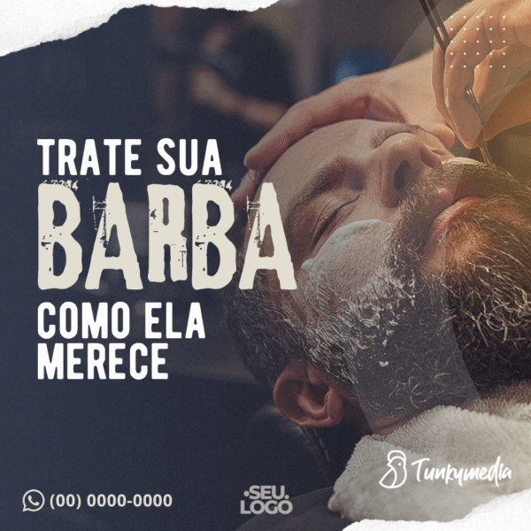 Pack Canva Barbearia – 50 Artes Modernas | ViralizePro