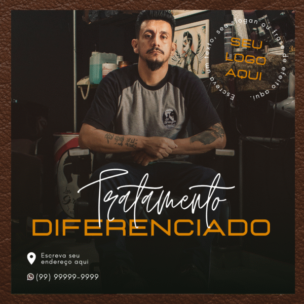 Pack Canva Barbearia – 50 Artes Modernas | ViralizePro