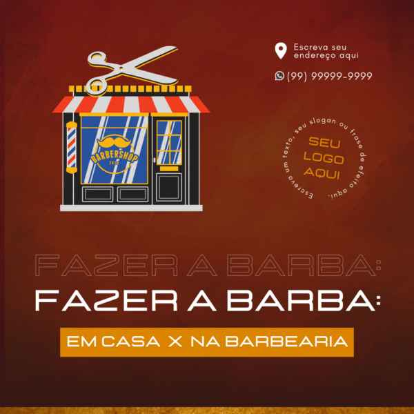 Pack Canva Barbearia – 50 Artes Modernas | ViralizePro