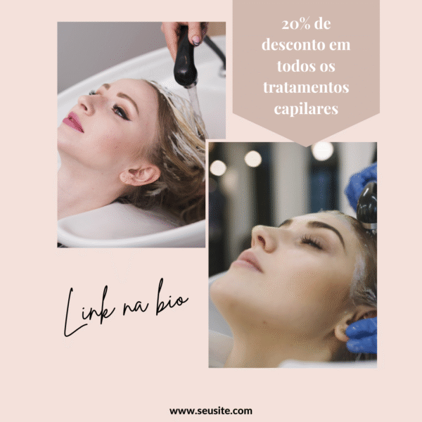 Pack Canva Cabelo – 50 Artes Profissionais para Salões e Hair Stylists
