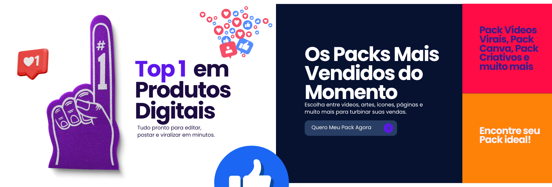 Top 1 em Produtos Digitais