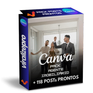 Pack exclusivo da ViralizePro com 118 artes editáveis para agentes imobiliários e corretores. Comunicação profissional para fortalecer sua presença digital e vender mais imóveis.