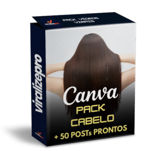 Pack Canva Cabelo – 50 Artes Profissionais para Salões e Hair Stylists