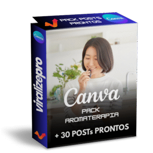 Pack Canva para Aromaterapia – 30 Artes Profissionais | ViralizePro