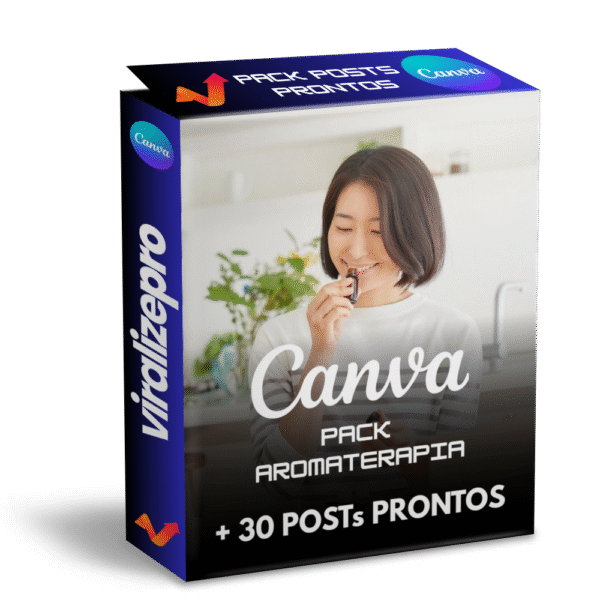 Pack Canva para Aromaterapia – 30 Artes Profissionais | ViralizePro