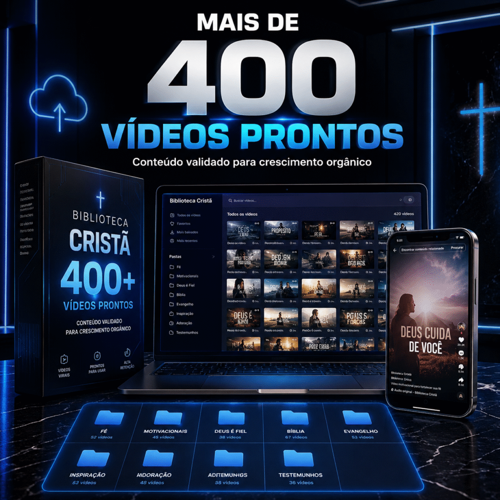 🎯 ALTA RETENÇÃO E ENGENHARIA DE ESCALA: +400 ATIVOS EM VÍDEO EVANGÉLICOS PRONTOS PARA DOMINAR O ALGORITMO! 🎯