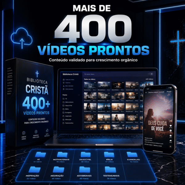 🎯 ALTA RETENÇÃO E ENGENHARIA DE ESCALA: +400 ATIVOS EM VÍDEO EVANGÉLICOS PRONTOS PARA DOMINAR O ALGORITMO! 🎯