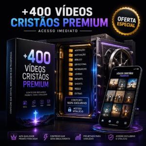 🎯 ALTA RETENÇÃO E ENGENHARIA DE ESCALA: +400 ATIVOS EM VÍDEO EVANGÉLICOS PRONTOS PARA DOMINAR O ALGORITMO! 🎯