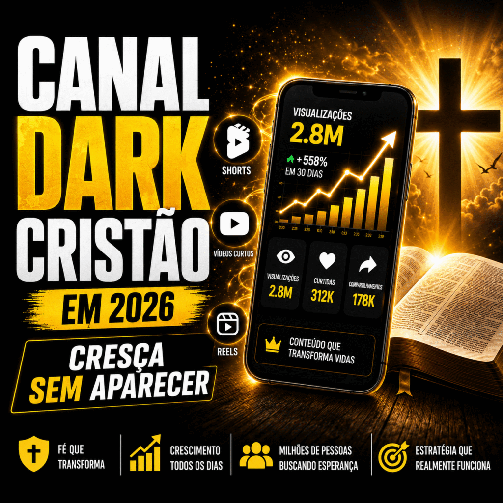 Como Criar um Canal Dark Cristão que Cresce Todos os Dias em 2026