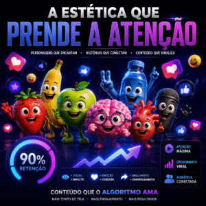 Pack Vídeos Animados IA — Histórias de Frutas, Objetos Falantes e Organismo 3D (400+ Clipes Premium)