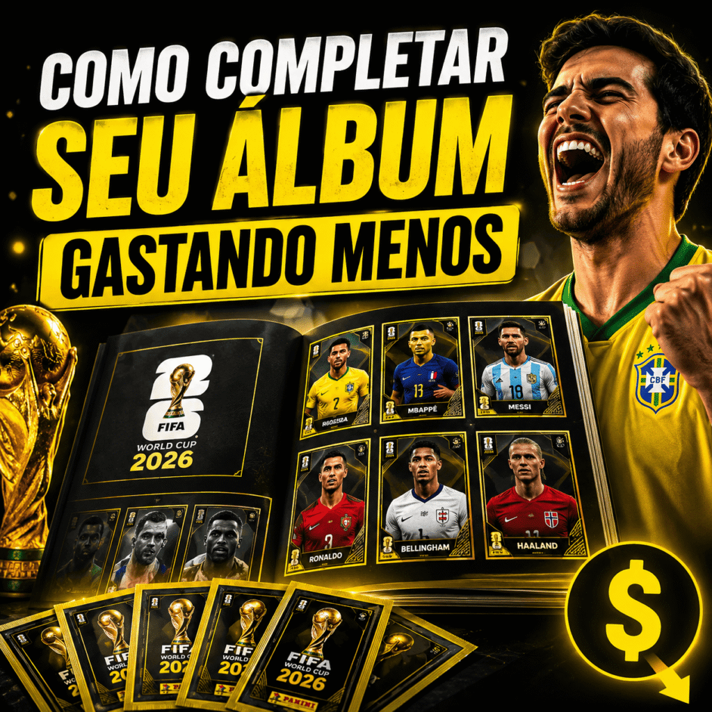 Como Criar e Organizar um Álbum de Figurinhas da Copa do Mundo 2026 Sem Gastar uma Fortuna