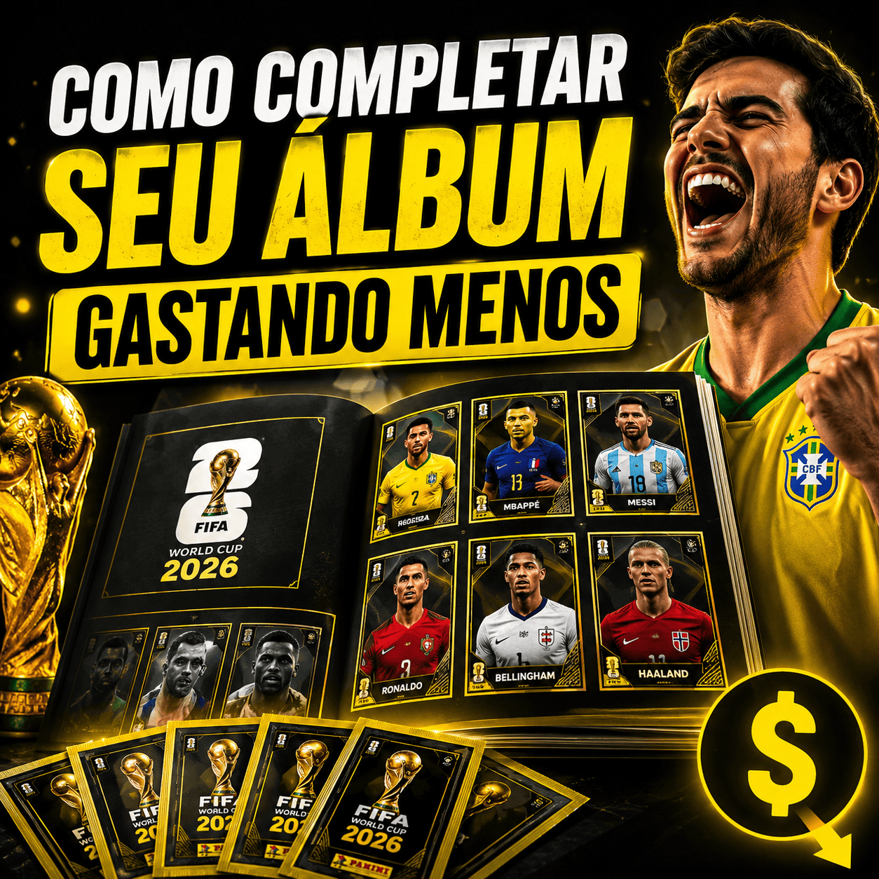 Como Criar e Organizar um Álbum de Figurinhas da Copa do Mundo 2026 Sem Gastar uma Fortuna