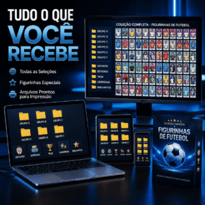 Pack Completo Figurinhas Copa do Mundo 2026 – Alta Resolução para Impressão Premium