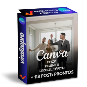 Pack exclusivo da ViralizePro com 118 artes editáveis para agentes imobiliários e corretores. Comunicação profissional para fortalecer sua presença digital e vender mais imóveis.