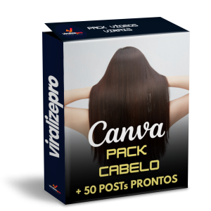 Pack Canva Cabelo – 50 Artes Profissionais para Salões e Hair Stylists