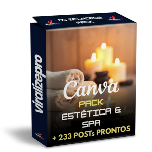 Pack Canva Estética & Spa – 233 Artes Profissionais para Clínicas e Bem-Estar