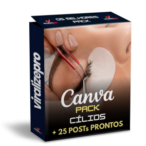 Pack Canva Cílios – 25 Artes Exclusivas para Lash Designers e Estúdios de Beleza