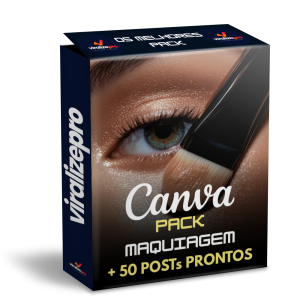 Pack Canva Maquiagem de Beleza – 50 Artes Exclusivas para Maquiadores e Salões