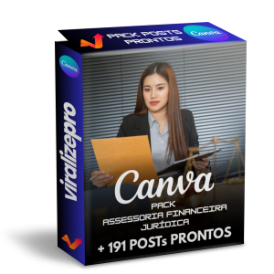 Pack Canva Assessoria Financeira Jurídica – 191 Artes Profissionais | ViralizePro