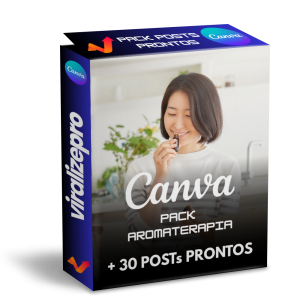 Pack Canva para Aromaterapia – 30 Artes Profissionais | ViralizePro