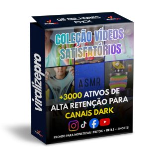 Infinity Loop Assets: A Coleção Definitiva de Vídeos Satisfatórios (ASMR, Slime & Press)