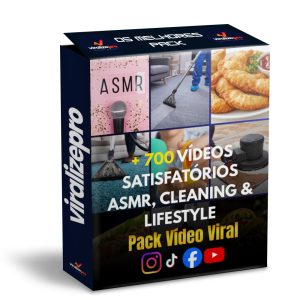 700+ Vídeos Satisfatórios Premium (ASMR, Cleaning & Lifestyle)
